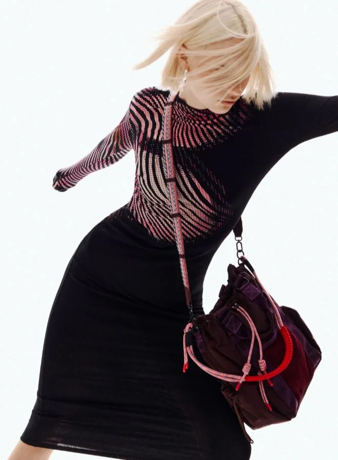 DESIGUAL Long Dress With Waves